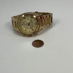 Designer Michael Kors Blair MK5166 Gold-Tone Round Dial Analog Wristwatch alternative image