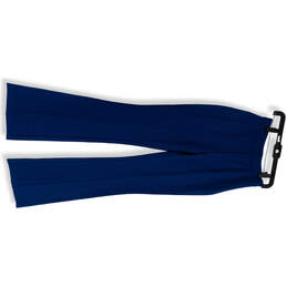 NWT Womens Blue Regular Fit Flat Front Comfort Wide Leg Dress Pants Size 2