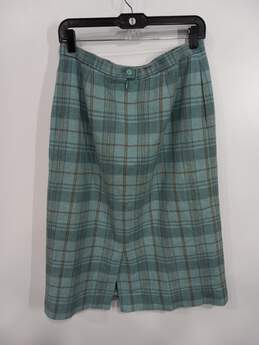 Pendleton Wool Plaid Skirt Women's Size 14 alternative image