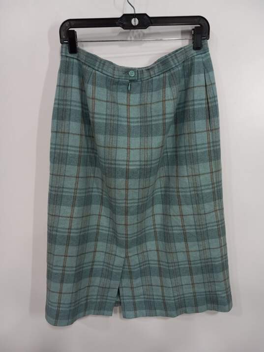 Pendleton Wool Plaid Skirt Women's Size 14 image number 2