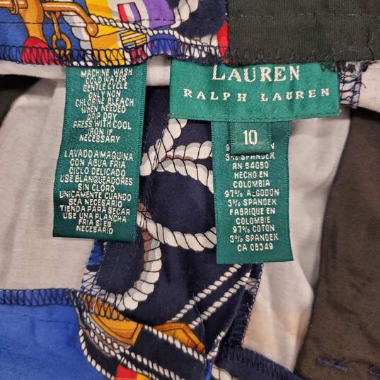Ralph Lauren Women Multicolor Casual Pants SZ 10 image number 6