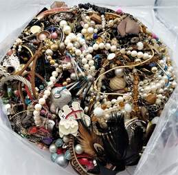 9.8lb Lot of Mixed Material Scrap Jewelry for Crafts