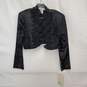 NWT Scott McClintock WM's Black Jacquard Brocade Jeweled Mini Dress Set Size 12 image number 1
