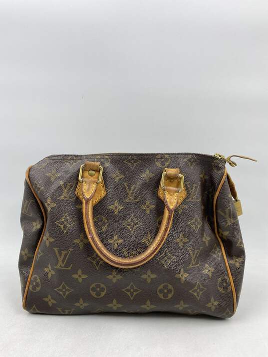 Authentic Louis Vuitton Brown Monogram Handbag image number 1