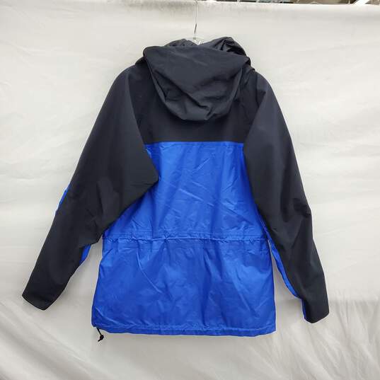 Marmot MN's Blue & Black Nylon Winter Sports Hooded Windbreaker Size M image number 2