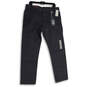 NWT Men's Blue Gray Flat Front Pockets Straight Leg Chino Pants Size 36/32 image number 1