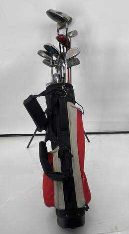 Hippo Silver Golf Club Walking Bag With Assorted Golf Clubs W-0532005-P alternative image