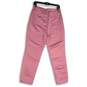 J. Crew Womens Pink Flat Front Skinny Leg Pull-On Dress Pants Size 6 image number 2