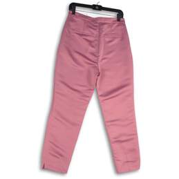 J. Crew Womens Pink Flat Front Skinny Leg Pull-On Dress Pants Size 6 alternative image