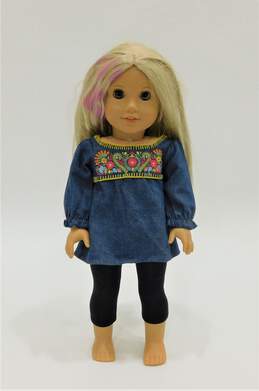 American Girl Julie Albright Historical Character Doll W/ Embroidered Tunic Top