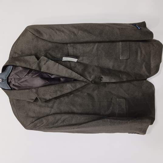 Stafford Men's 2 Button Grey Blazer Size 44R image number 1