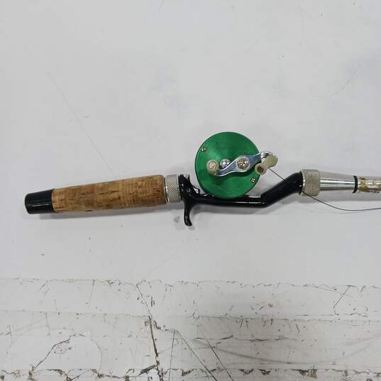 Bronson Green Hornet Fishing Reel With Rod image number 4