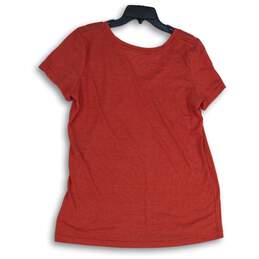 NHL Womens Red Chicago Blackhawks Short Sleeve Pullover T-Shirt Size 1X alternative image