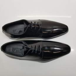 AUTHENTICATED Versace Black Leather Derby Dress Shoes Size 41 alternative image