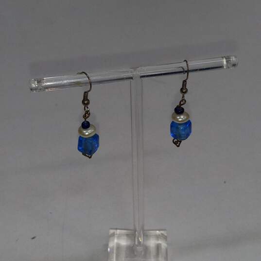 Bundle of Assorted Blue Fashion Jewelry image number 3