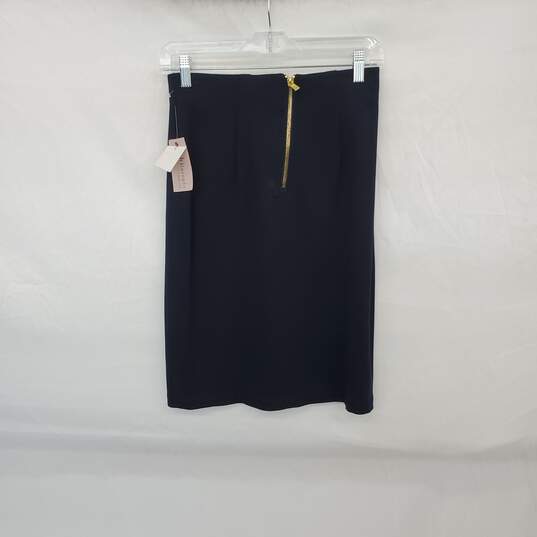 Philosophy Navy Blue Pencil Skirt WM Size 2 NWT image number 2