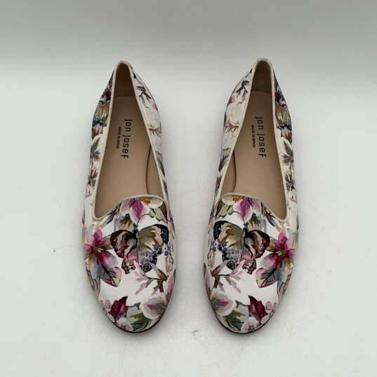 Womens Multicolor Floral Print Fashionable Slip-On Loafer Shoes Size 8 image number 1