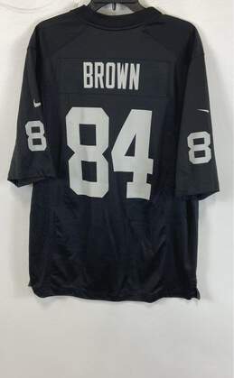 Nike Mens Black Las Vegas Raiders Antonio Brown #84 Football Jersey Size Large alternative image