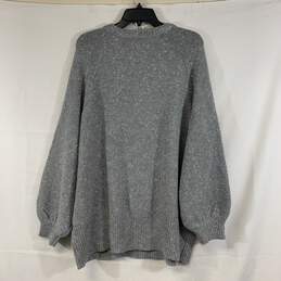 Women's Grey/Silver Lauren Conrad Long Sleeve Sweater, Sz. 2X alternative image