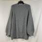 Women's Grey/Silver Lauren Conrad Long Sleeve Sweater, Sz. 2X image number 2