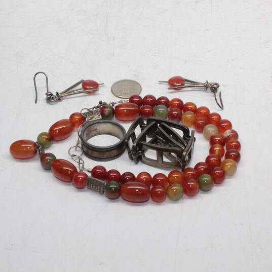 Sterling Silver Stone Accent Jewelry Bundle - 85.2g image number 7