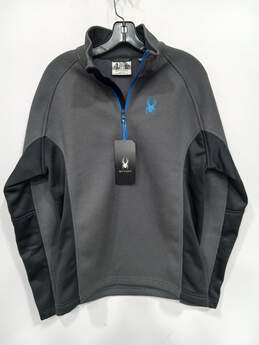 Men's Spyder Half-Zip Outbound Stryke Sweater Jacket Sz M NWT