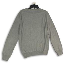 J. Crew Mens Gray Knitted Round Neck Long Sleeve Pullover Sweater Size Large alternative image