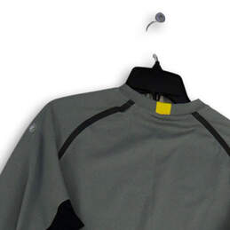 Womens Gray Regular Fit Crew Neck Long Sleeve Pullover T-Shirt Size M alternative image