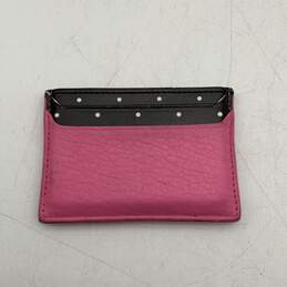 Kate Spade New York Womens Multicolor Polka Dot Leather Card Holder Wallet alternative image