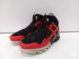 Men's Black/Red Sneakers  EU Size 41