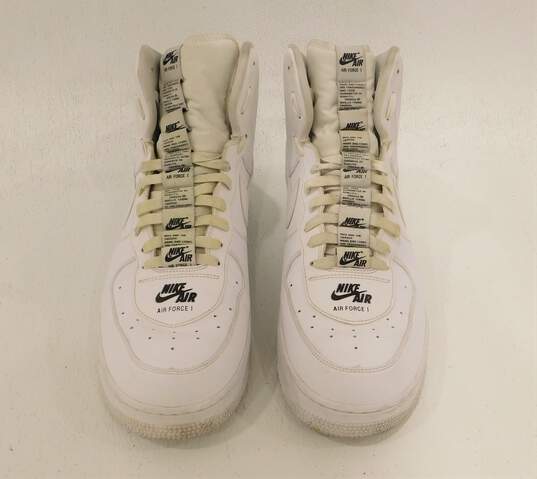 Nike Air Force 1 High Dual Air White Black Men's Shoe Size 14 image number 1