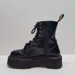 Dr. Martens Black Leather Platform 8 Eye Boots Women's Size 5 alternative image