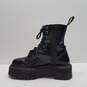 Dr. Martens Black Leather Platform 8 Eye Boots Women's Size 5 image number 2