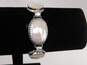 Vintage Whiting & Davis Silver Tone & Faux Mother of Pearl Panel Bracelet 49.2g image number 2