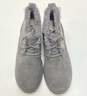 UGG Classic Gray Suede Shearling Lace Up Wedge Ankle Boots Shoes Size 7 B image number 5
