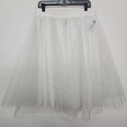 White Tulle Skirt image number 1