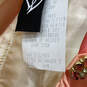 NWT Womens Orange Yellow V-Neck Spaghetti Strap Back Zip Maxi Dress Sz 3/4 image number 3