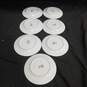 7pc Set of Noritake Rosepoint Silver-Trimmed Bread & Butter Plates image number 2