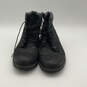 Mens Premium 6" Black Leather Waterproof Lace-Up Ankle Work Boots Size 10W image number 1