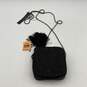 NWT Via Spiga Womens Black Bedazzled Zipper Inner Pocket Crossbody Bag Purse image number 4
