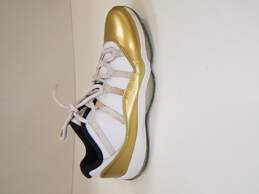 Nike Air Jordan 11 Retro GS 'Closing Ceremony' Men's White/Gold Sneakers Size 11 (Authenticated)