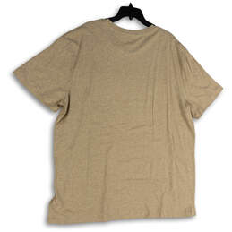 NWT Mens Tan Heather Crew Neck Short Sleeve Pullover T-Shirt Size 2XB alternative image