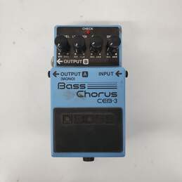Boss CEB 3 Bass Overdrive Pedal / Untested