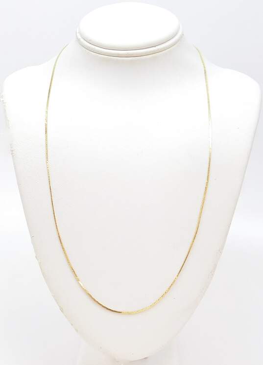 14K Yellow Gold Chain Necklace 1.7g image number 1