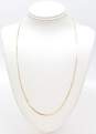 14K Yellow Gold Chain Necklace 1.7g image number 1