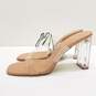 Zara Transparent Heel Sandals Beige 7.5 image number 2
