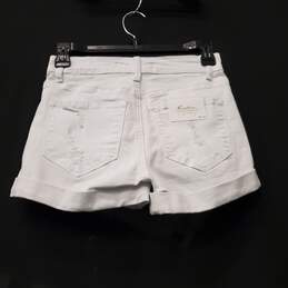 Kan Can Women White Denim Shorts Sz1 NWT alternative image