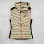 Kari Traa WM's Beige, Black & Pink Puffer Vest & Hood Size S/P image number 1