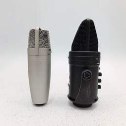 Lot of 2 Samson USB Condenser Microphones; C01U and G Track Pro alternative image