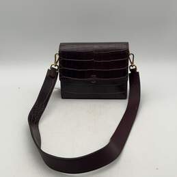 NWT JW PEI Womens Purple Leather Detachable Strap Crossbody Bag Purse alternative image